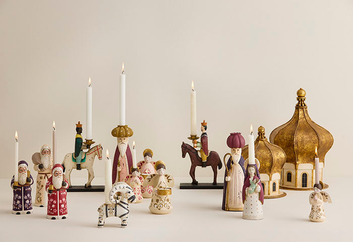 Candle Holder Mary Ruby 20 cm