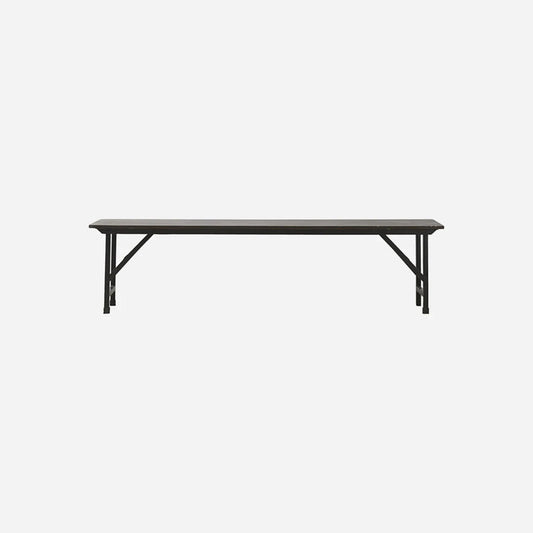 Benk Party sort 180 cm