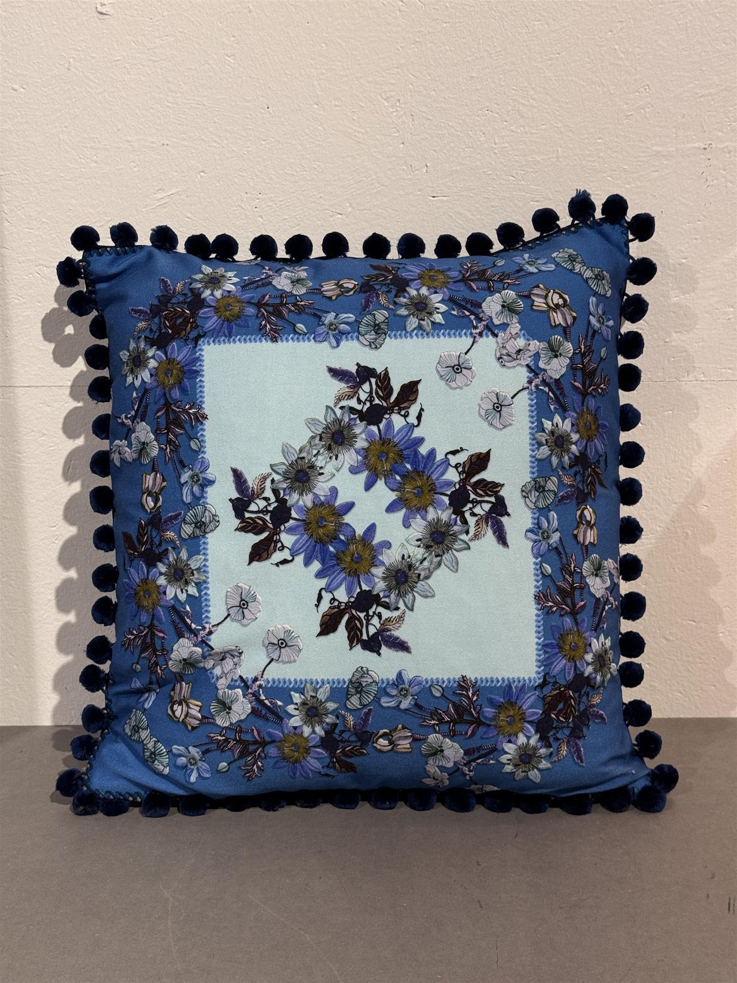 Putetrekk Anastasia blue 45x45 cm