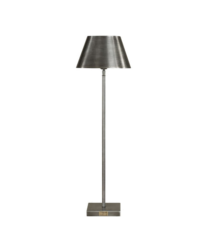 Pewter bordlampe m/skjerm 74 cm