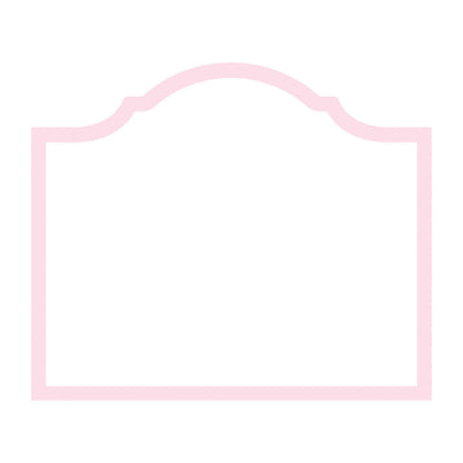 Bordkort Arch Petal Pink ramme 8 stk