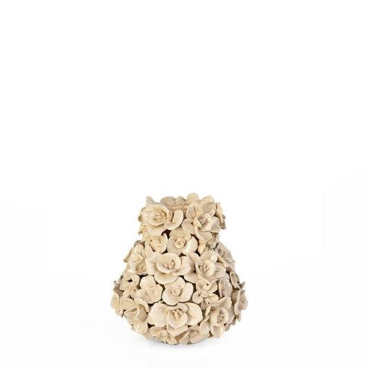 Vase Deco white mini