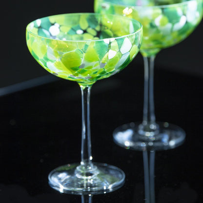 Swirl Champagneglass grønn 22 cl