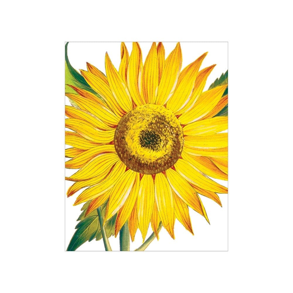 Small card Sunflowers 4 pcs