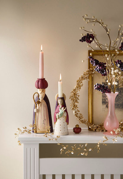 Candle Holder Mary Ruby 20 cm