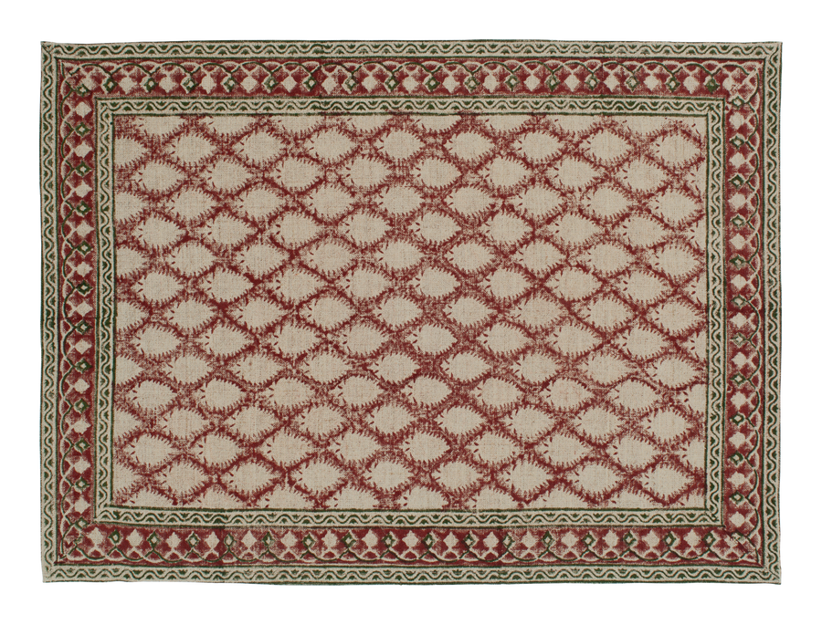 Placemat Cypress red