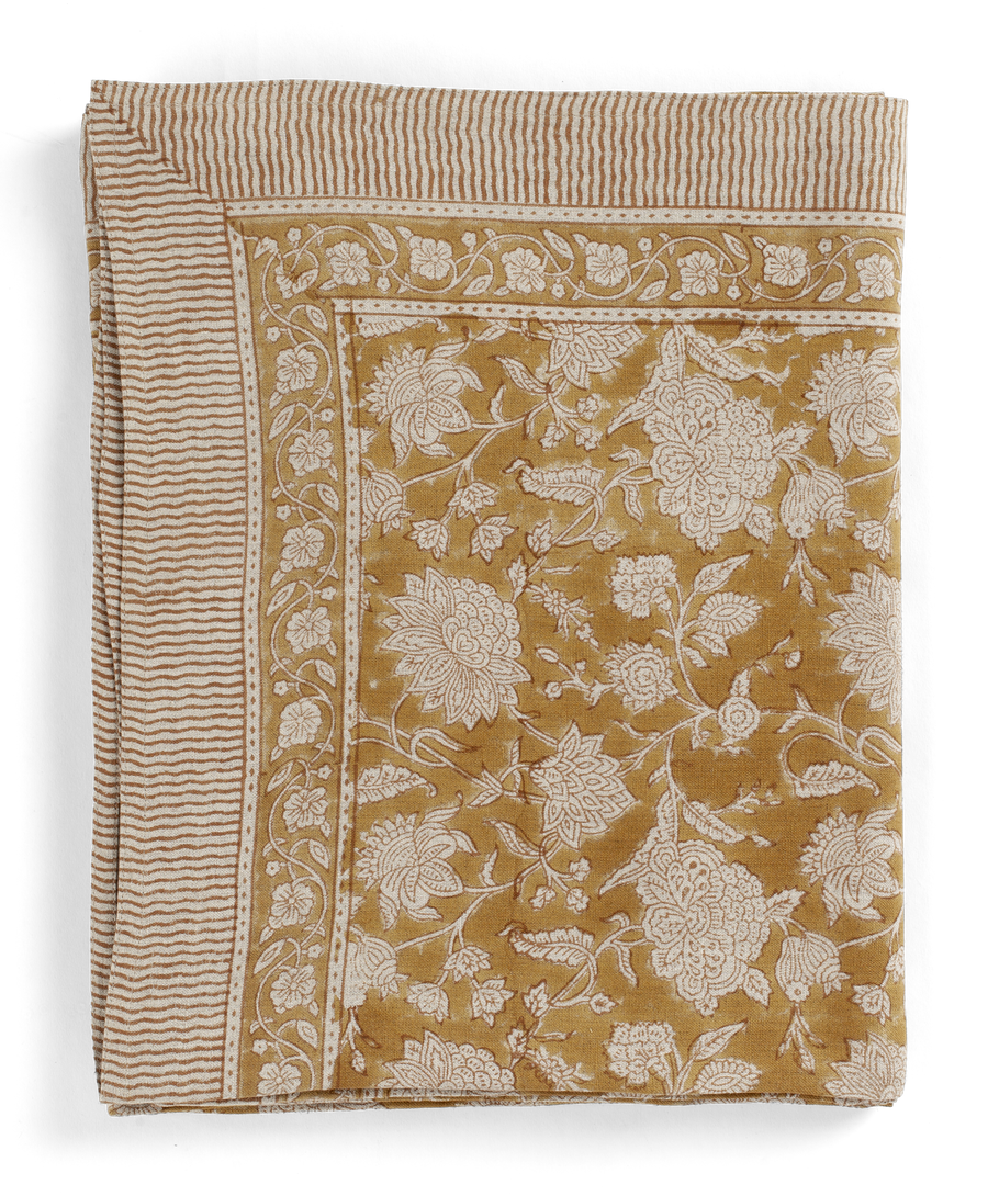 Tablecloth Indian Rose Ochre 170x270 cm