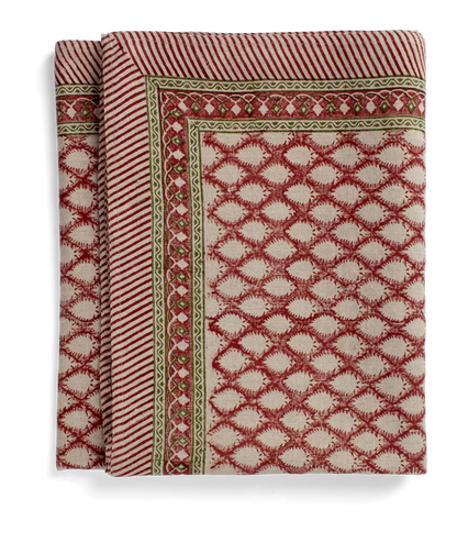 Duk Cypress Red 150x350 cm