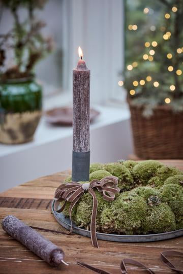 Taper candle Chocolate 3.8x23 cm