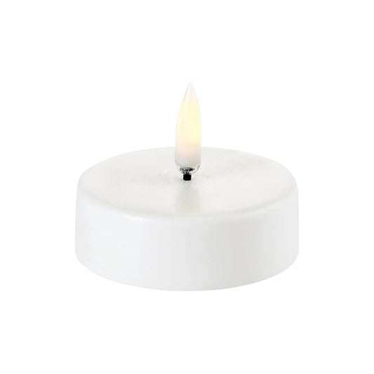 LED tea light maxi Nordic White 6.1x2.2 cm
