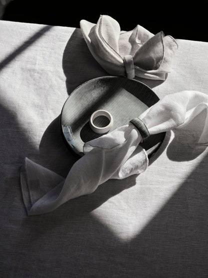 Tablecloth Gracie 160x300 cm taupe warm grey