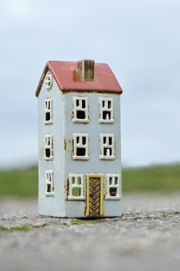 Lyshus Nyhavn lys blå 20 cm