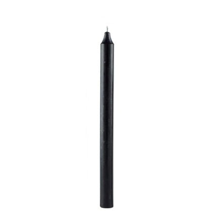 Kronelys sort 29 cm