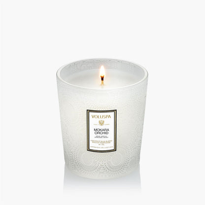 Mokara Orchid Classic Boxed Candle 60 Hour Timer