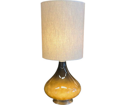 Flavia mini table lamp 48 cm Negra Milano beige shade