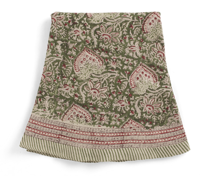 Duk Oriental Green rund 220 cm
