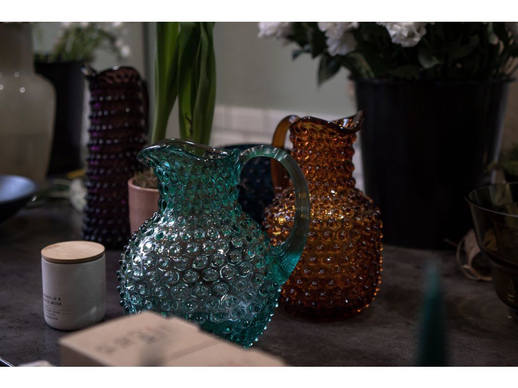Hobnail Decanter 2L Beryl