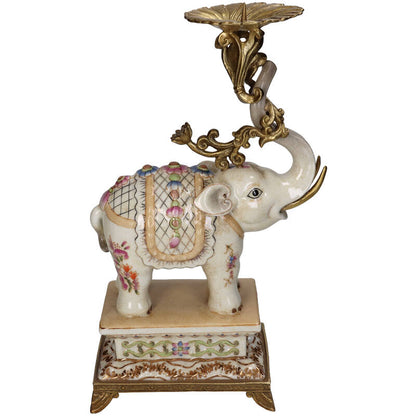 Lysestake elefant 28 cm