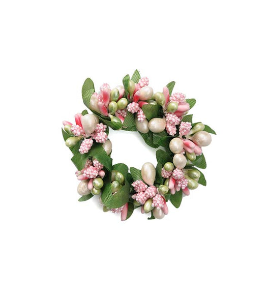Lysmansjett kronelys rosa