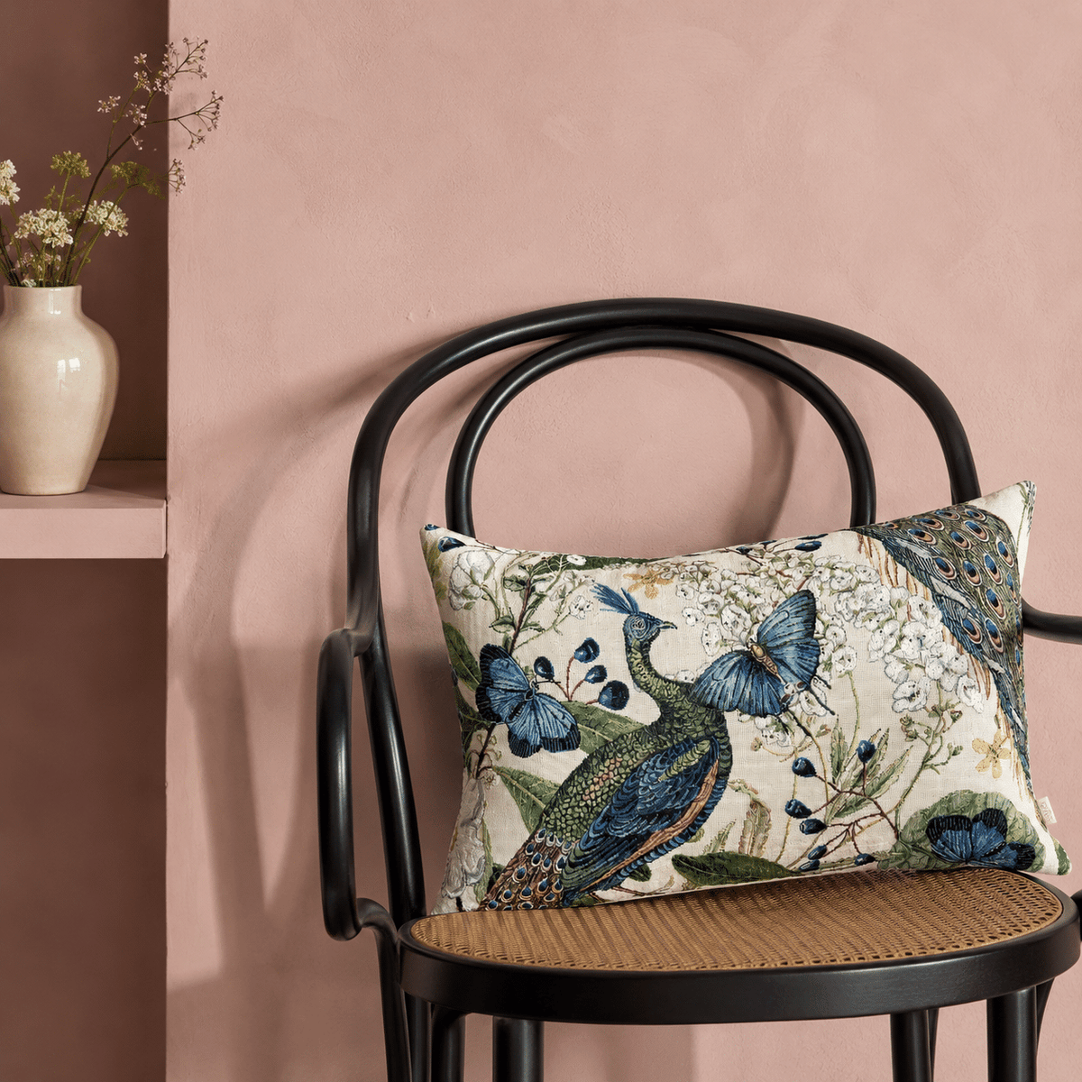 Peacock beige putetrekk 60x40 cm