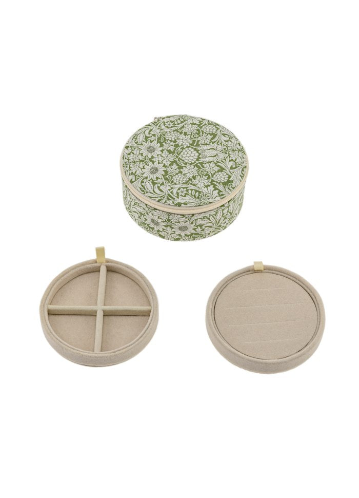 Jewellery Box Round Liberty Mortimer Green