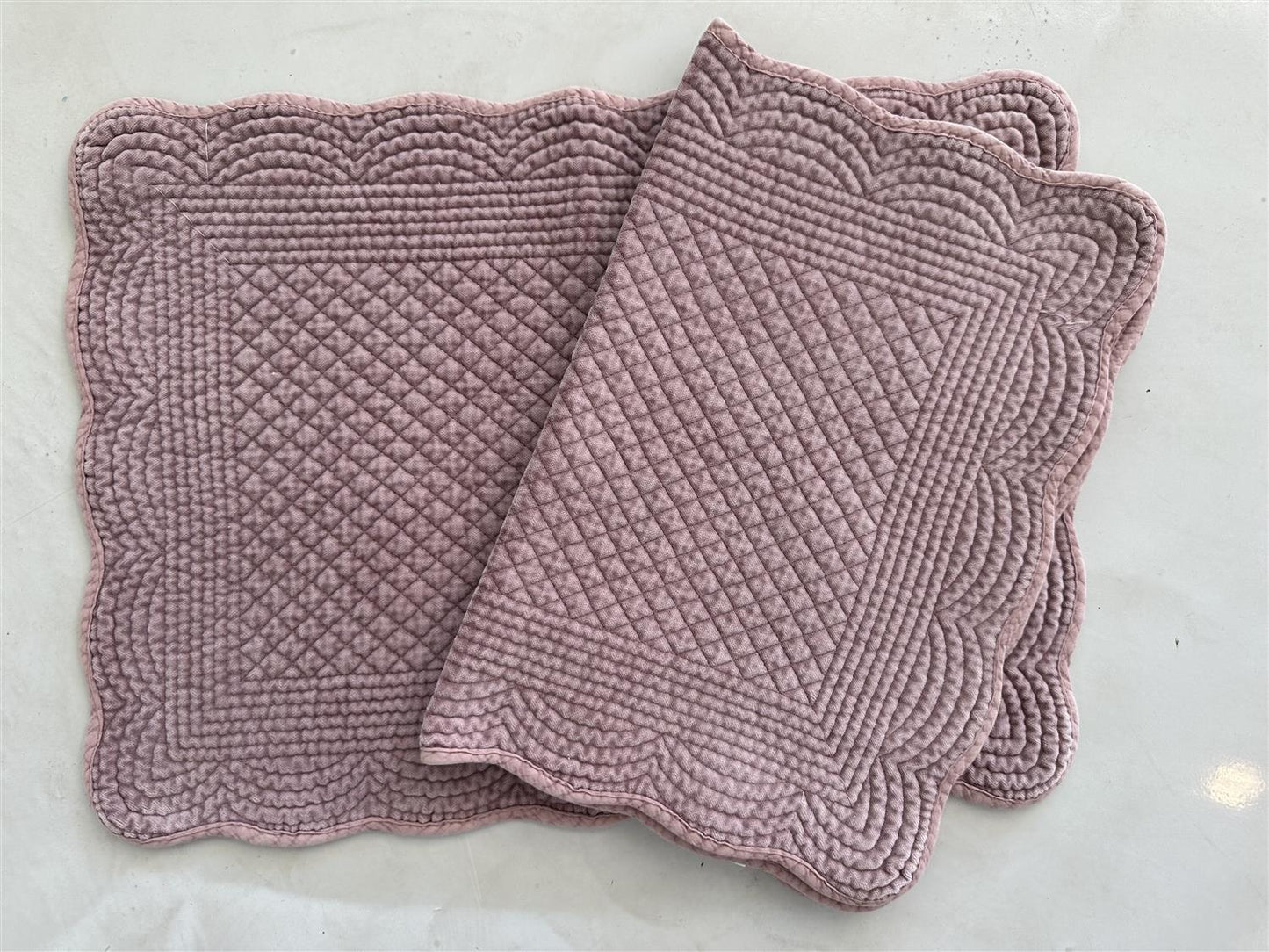 Placemat velour Woodrose
