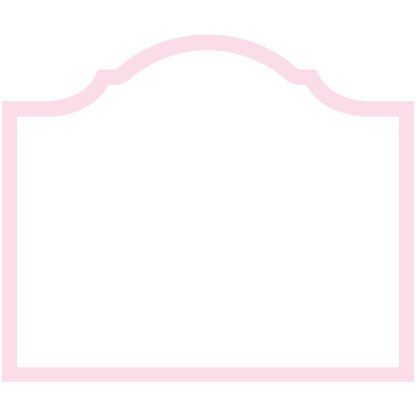 Bordkort Arch Petal Pink ramme 8 stk