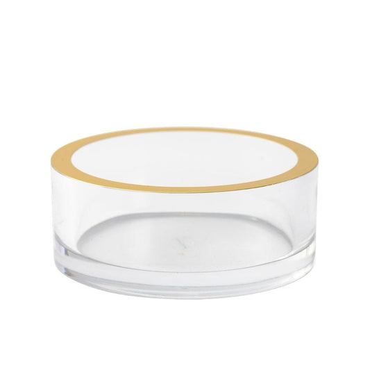 Akryl wine coaster clear/gold