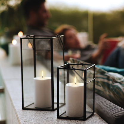 LED utelys kubbelys 7,8x13 cm hvit