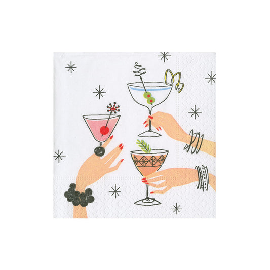Serviett kaffe aperitivo