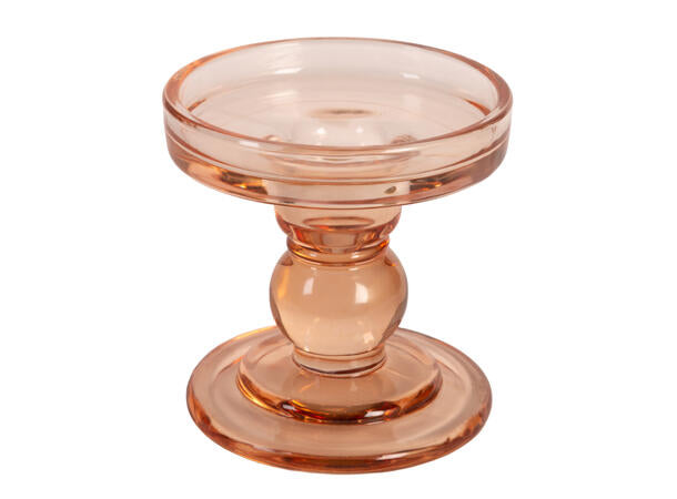 Lysestake amber 9 cm