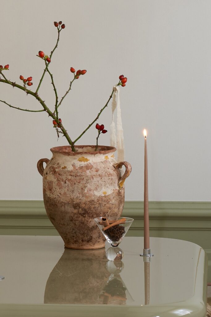 Lysestake Blank Sort enkel