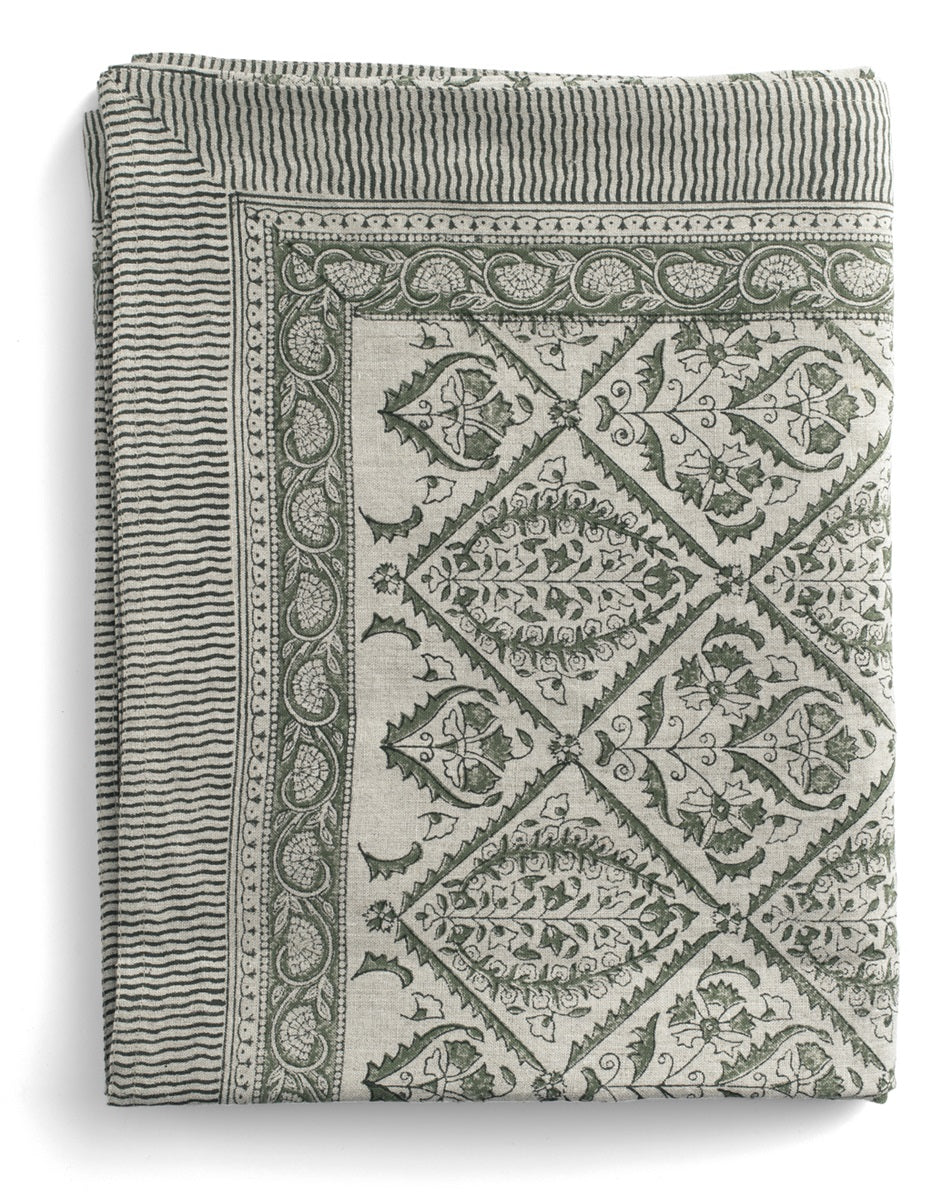 Duk Jaipur Moss Green 150x350 cm