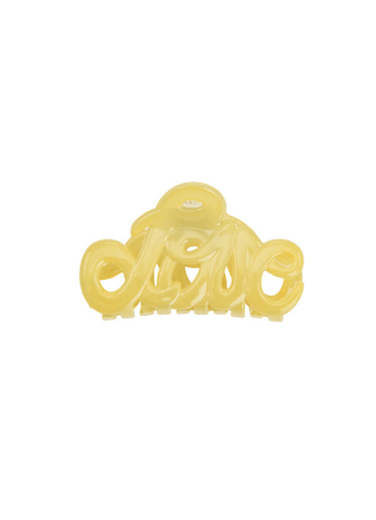 Hair Claw Love Claw Yellow 5 cm