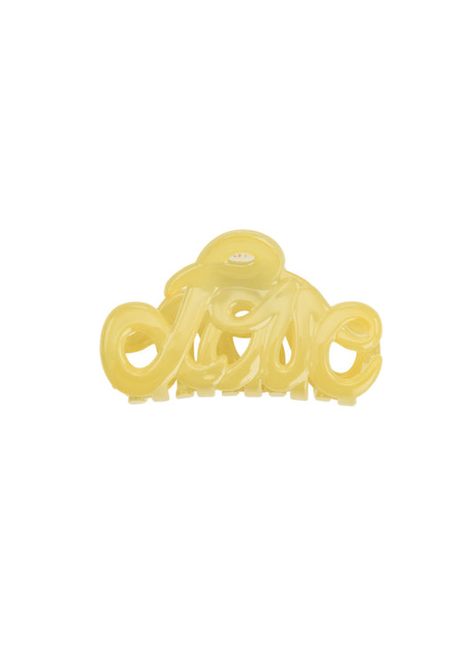 Hair Claw Love Claw Yellow 5 cm