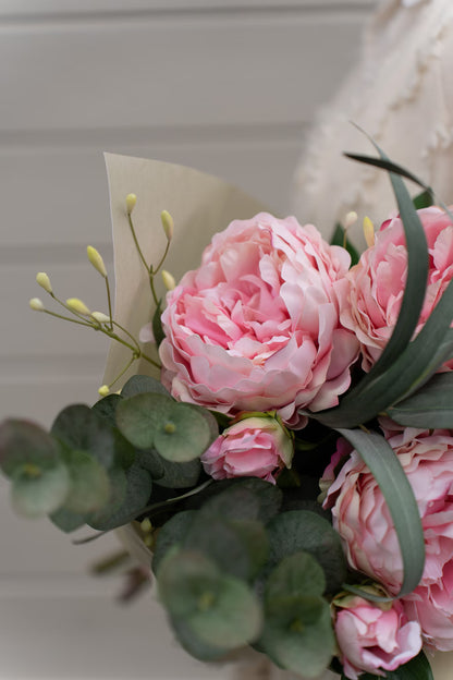 Peony light pink 65 cm