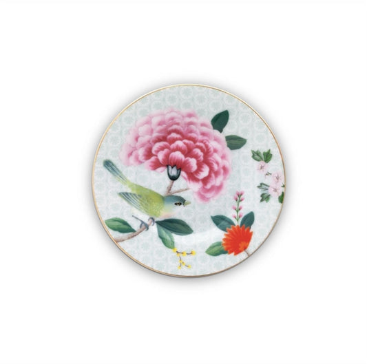 Blushing Birds White asjett 12 cm