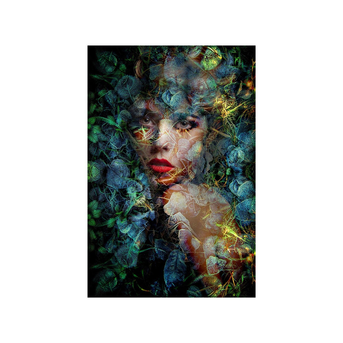 Plexiglass picture Blue Autumn 80x120 cm