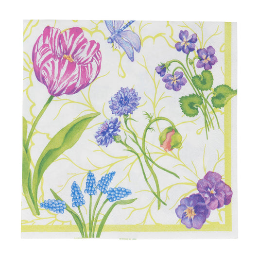 Serviett lunch Floral Majolica