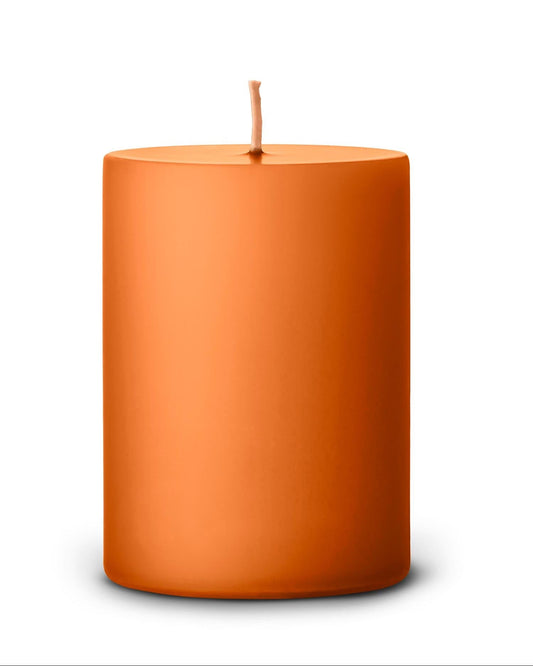 16 Mild orange kubbelys 7x10 cm