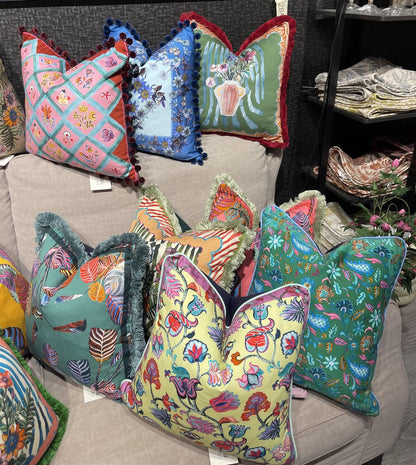 Putetrekk Ioli peach 45x45 cm