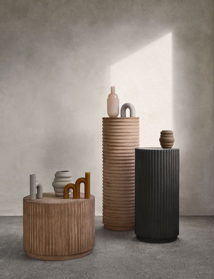 Rillo Plinth gray 35 cm