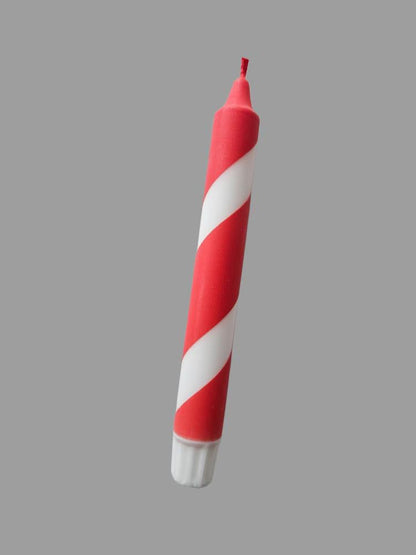 Stearinlys dekorert Polka