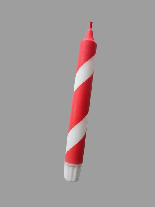 Stearinlys dekorert Polka