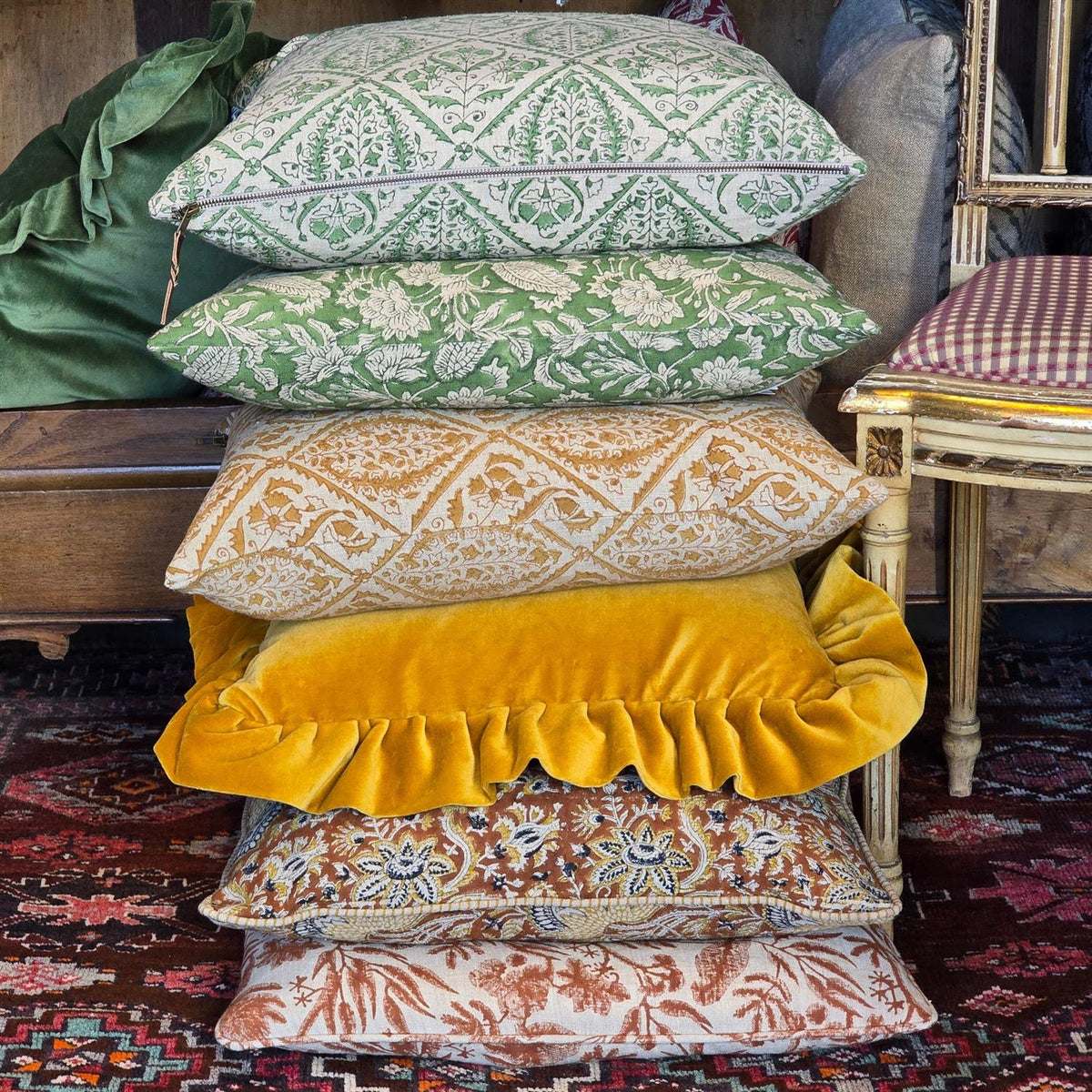 Cushion Cover Jodhpur Green 50x50 cm