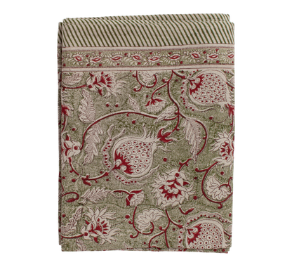 Tablecloth Pomegranate Green 150x230 cm