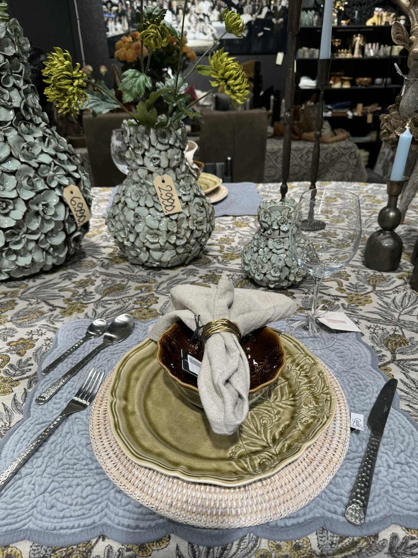 Tablecloth Parrot Blue 170x270 cm