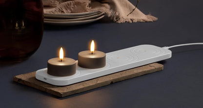 LED Tealight maxi white 6x2.3 cm