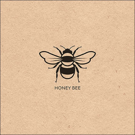 Serviett lunch honey bee