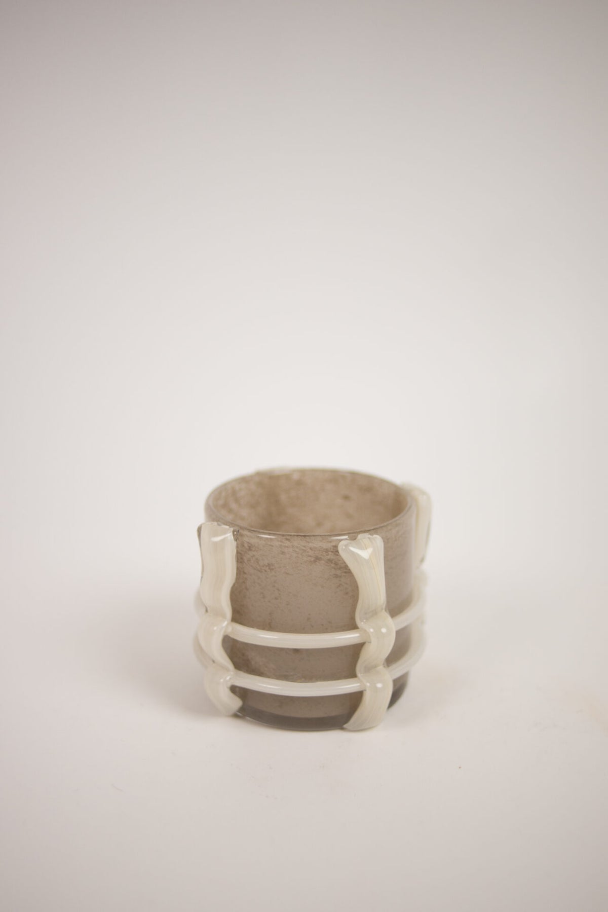 Telysholder Caramel taupe 10 cm